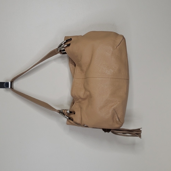 Furla Bags Furla Tan Pebbled Leather Hobo Shoulder Bag Poshmark